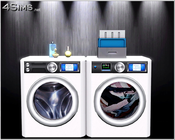 Combo clothes washer and dryer by 4Sims 1 Washing machine and dryer combo clutter