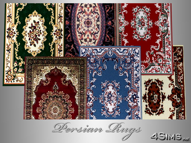 Central medallion persian rugs collection for Sims 3 by 4Sims