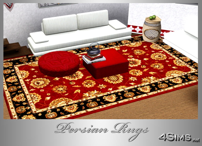 Persian Oriental Rugs set of 5 for Sims 3 by 4Sims