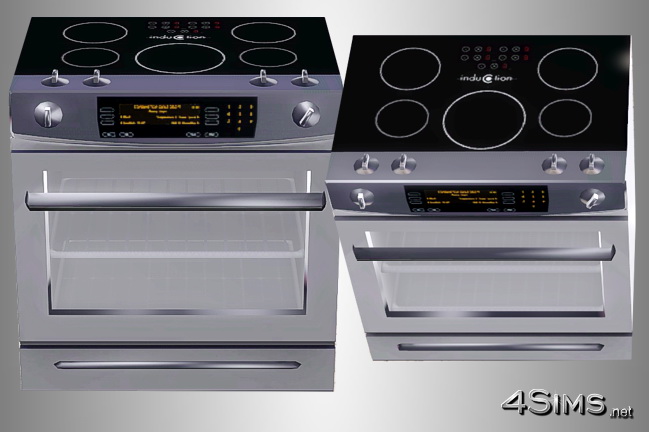 Ultra modern ceramic stove for Sims 3 by 4Sims