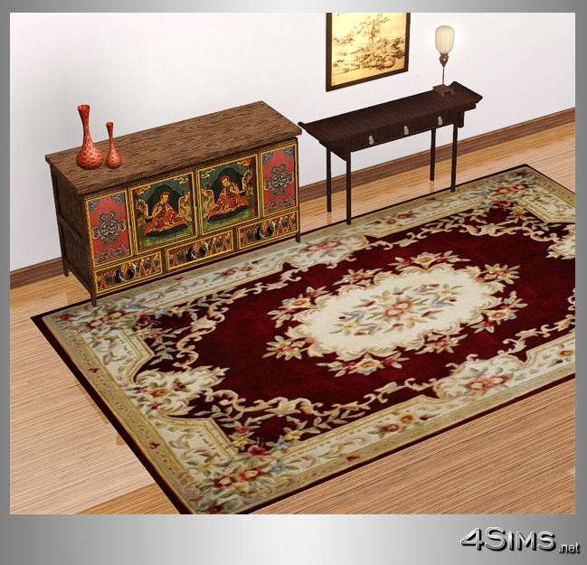 Antique chinese rugs collection, 5 designs included for Sims 3 by 4Sims