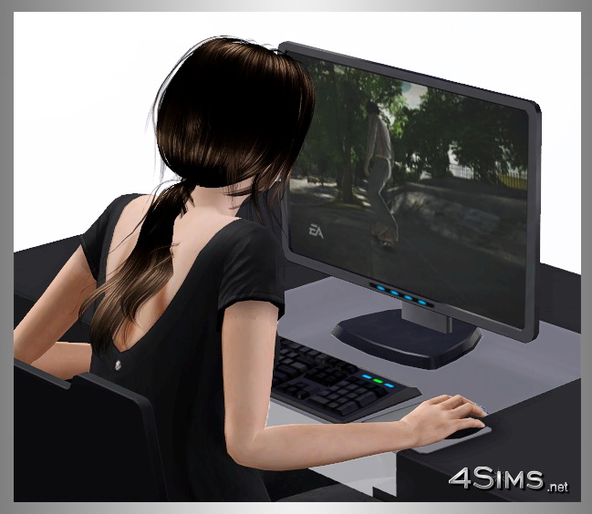 Ultimate Computer Wide HD Screen  for Sims 3 by 4Sims