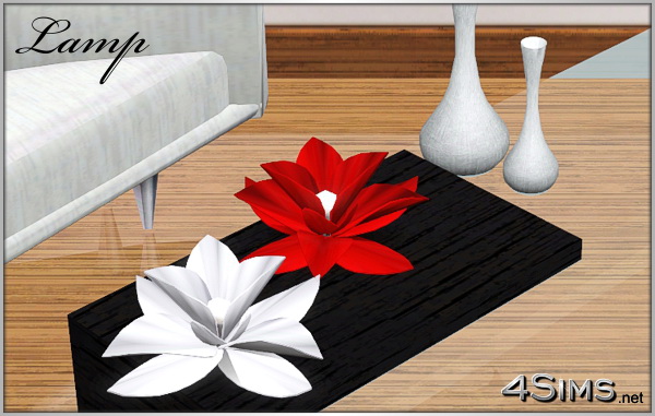 Lotus lamp   Sims 3 lighting for Sims 3 by 4Sims