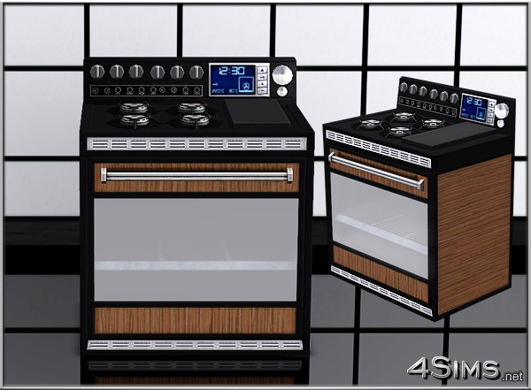Professional gas range for Sims 3 by 4Sims