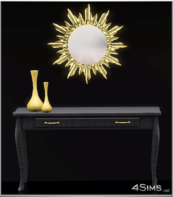 Sun themed mirrors set for Sims 3 by 4Sims