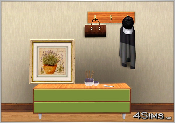 Wall hanger decor for Sims 3 by 4Sims