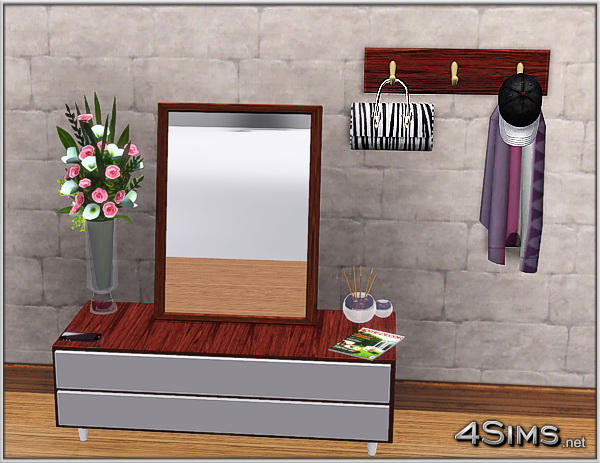 Wall hanger decor for Sims 3 by 4Sims