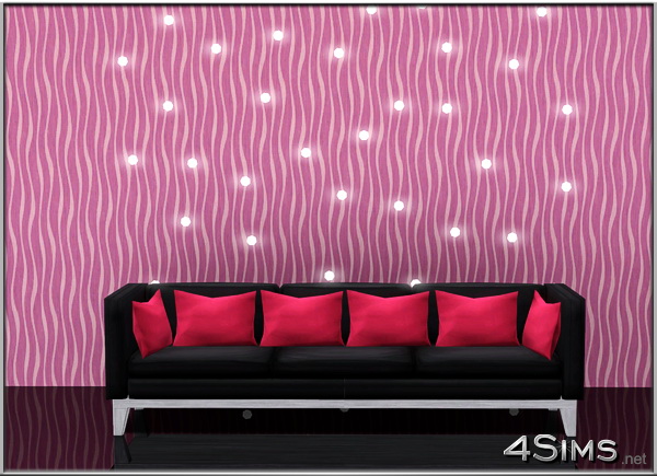 Wall led lights 2 styles for Sims 3 by 4Sims