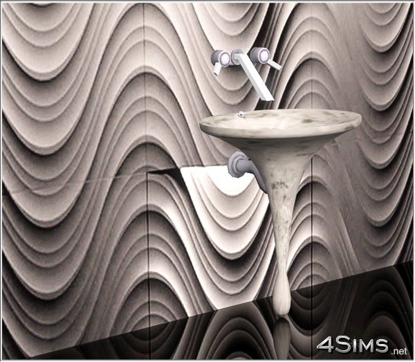 Modern bathroom sink for Sims 3 by 4Sims