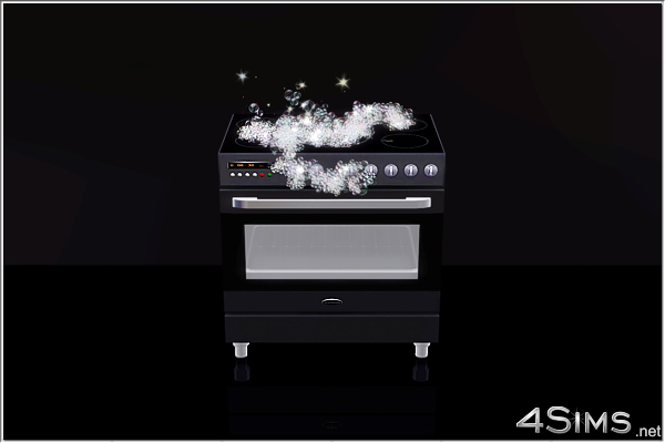Electric range cooker for Sims 3 by 4Sims