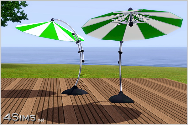 Contemporary Outdoor Sun Umbrella for Sims 3 by 4Sims